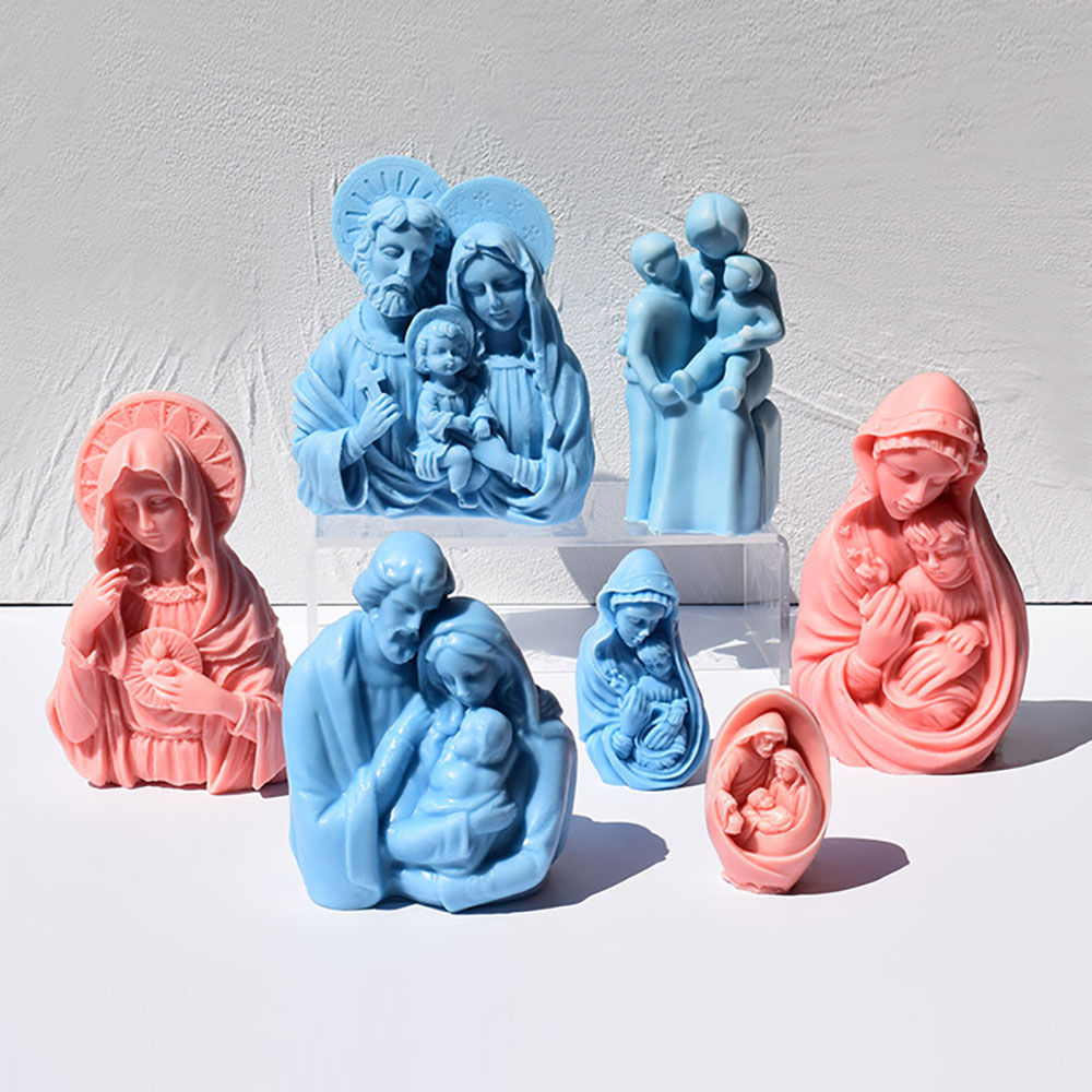 Candle Making Event - Moule en silicone coloré pour bougies,