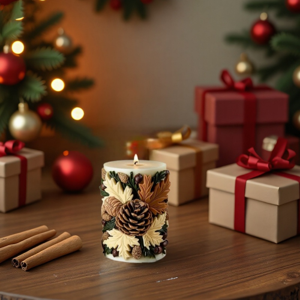 Candle Making Event - Moule à bougie d'hiver en Silicone