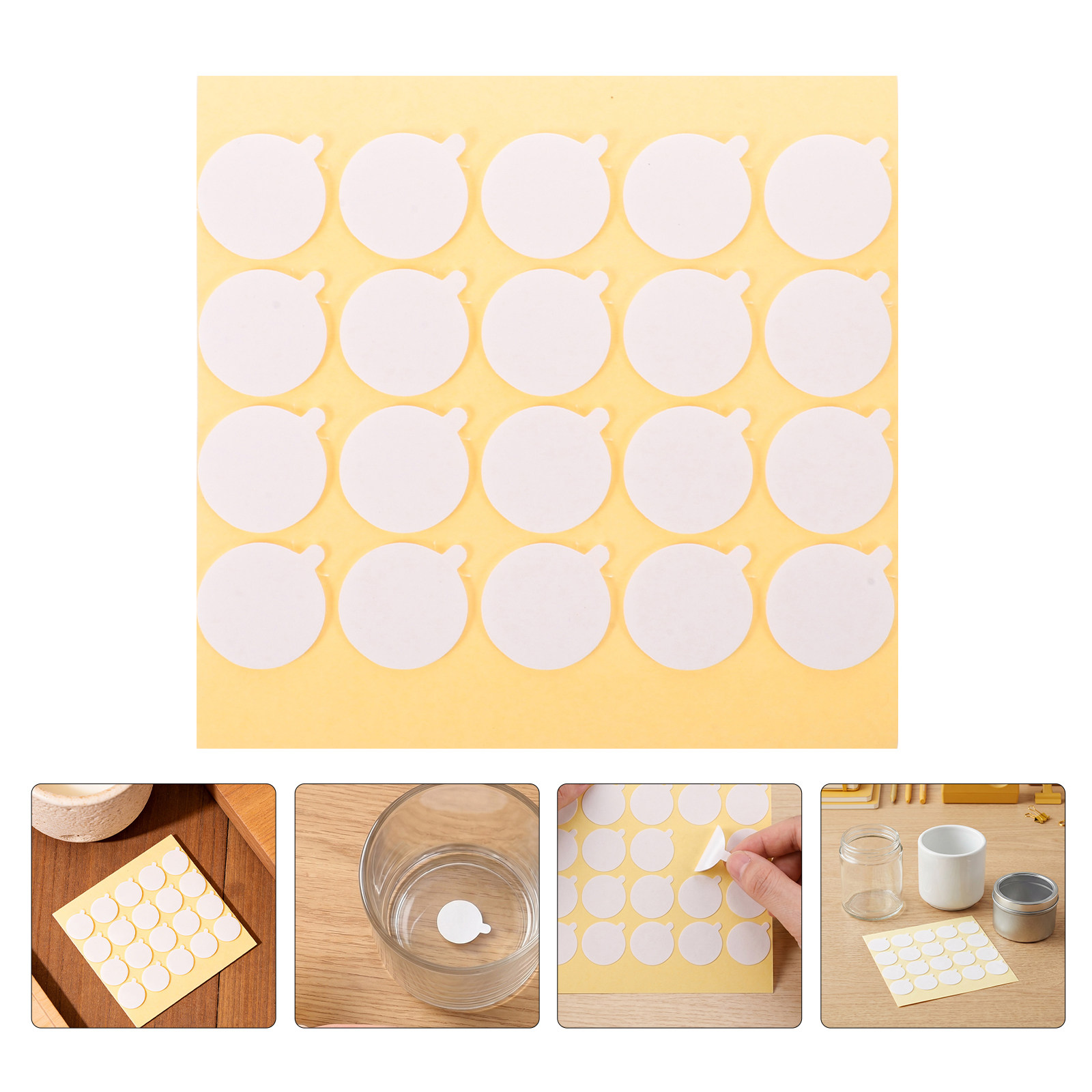 Adhesive Dot Wick - 800 autocollants adhésifs double face résistants