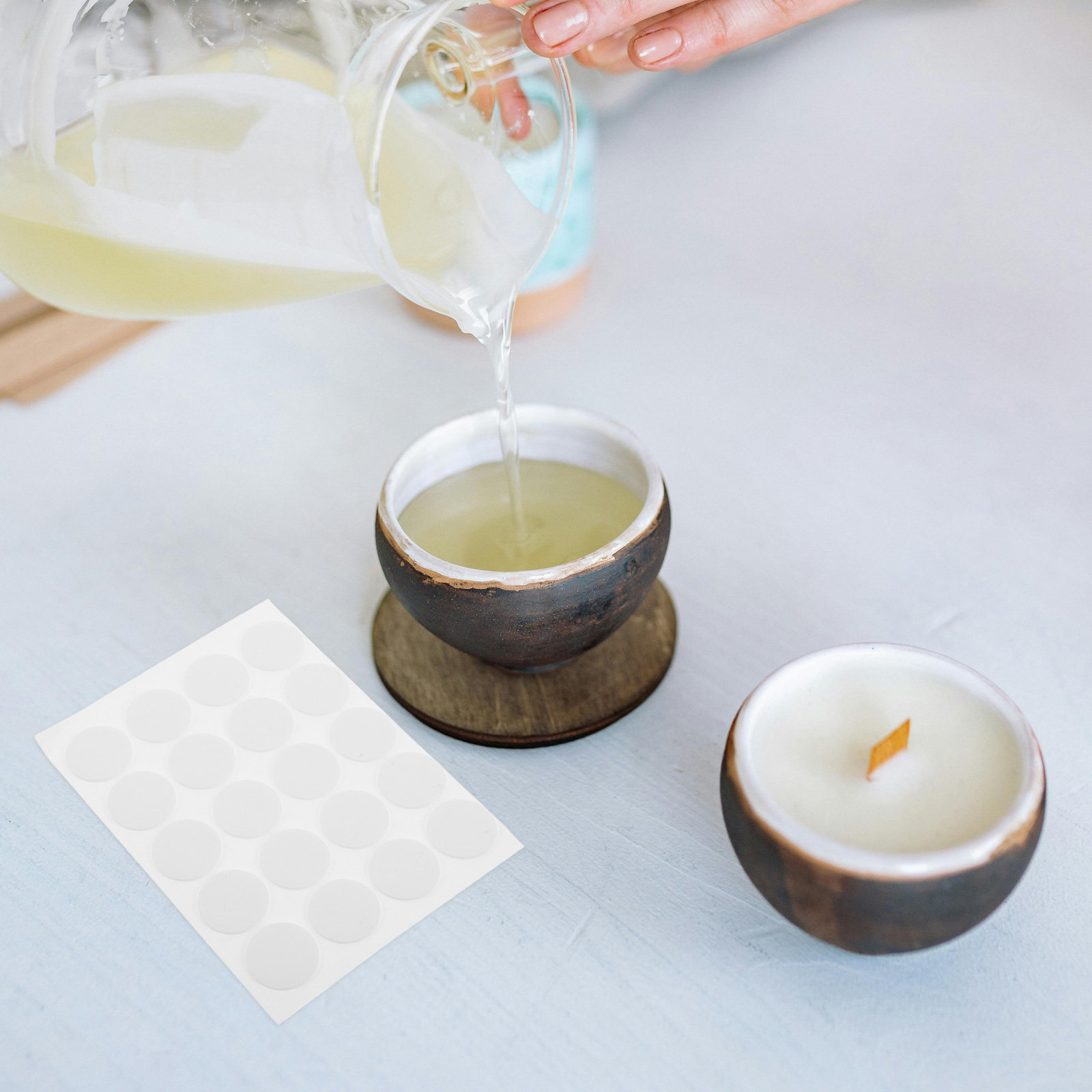 10 autocollants en mousse doub - Adhesive Dot Wick avis et prix