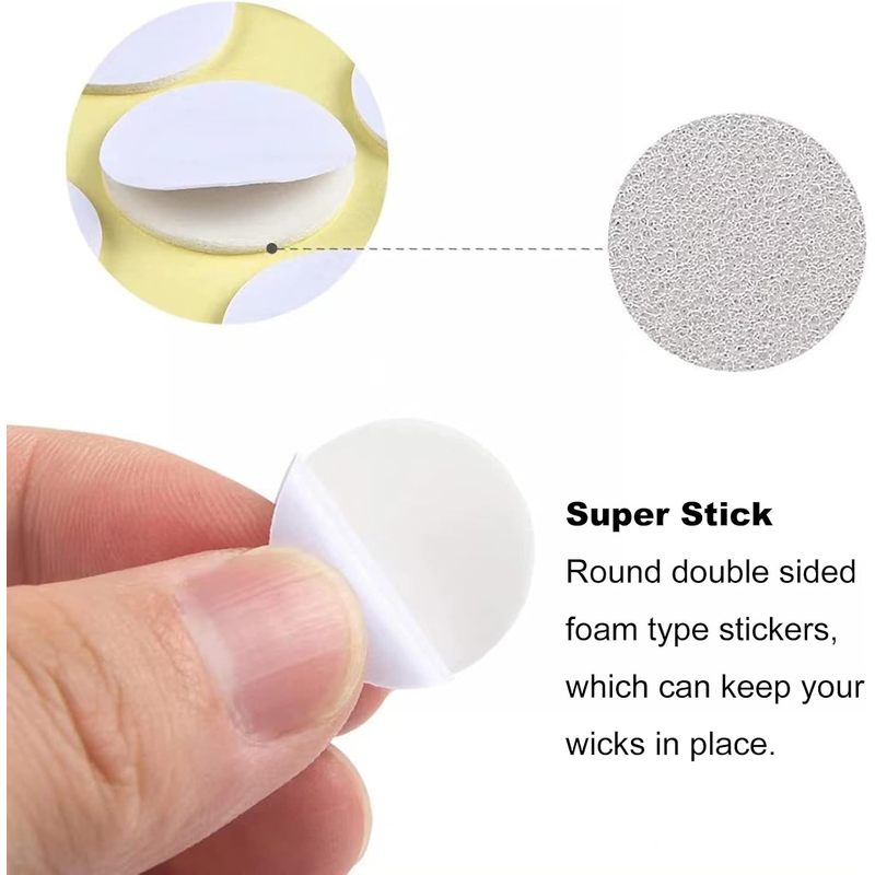 240 autocollants pour mèches d - Adhesive Dot Wick avis et prix