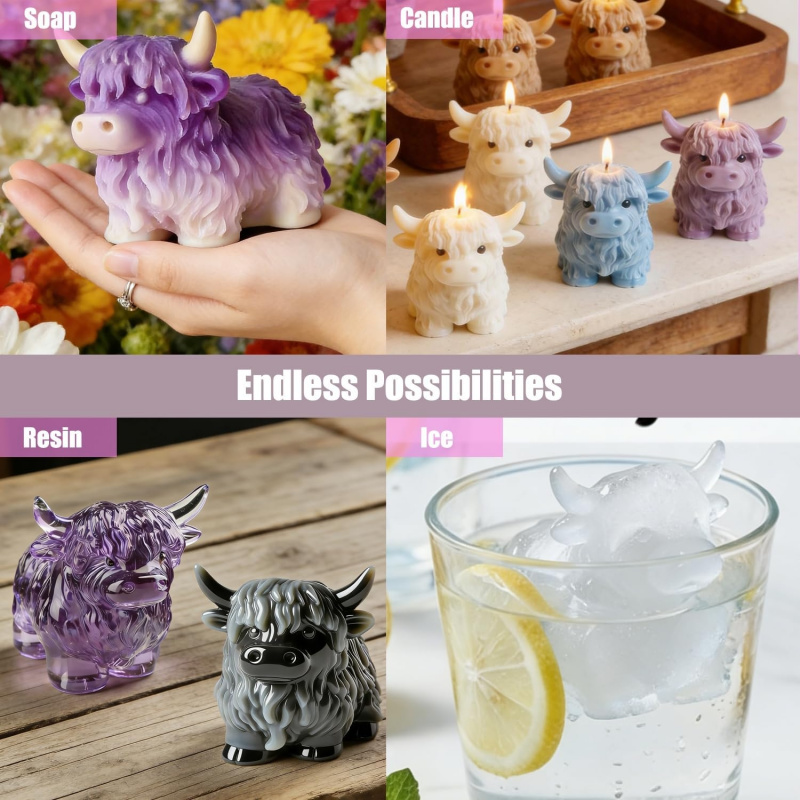 1 moule en silicone 3D en form - Candle Making Jelly avis et prix